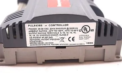USED HONEYWELL PUL6438S PROGRAMMABLE CONTROLLER