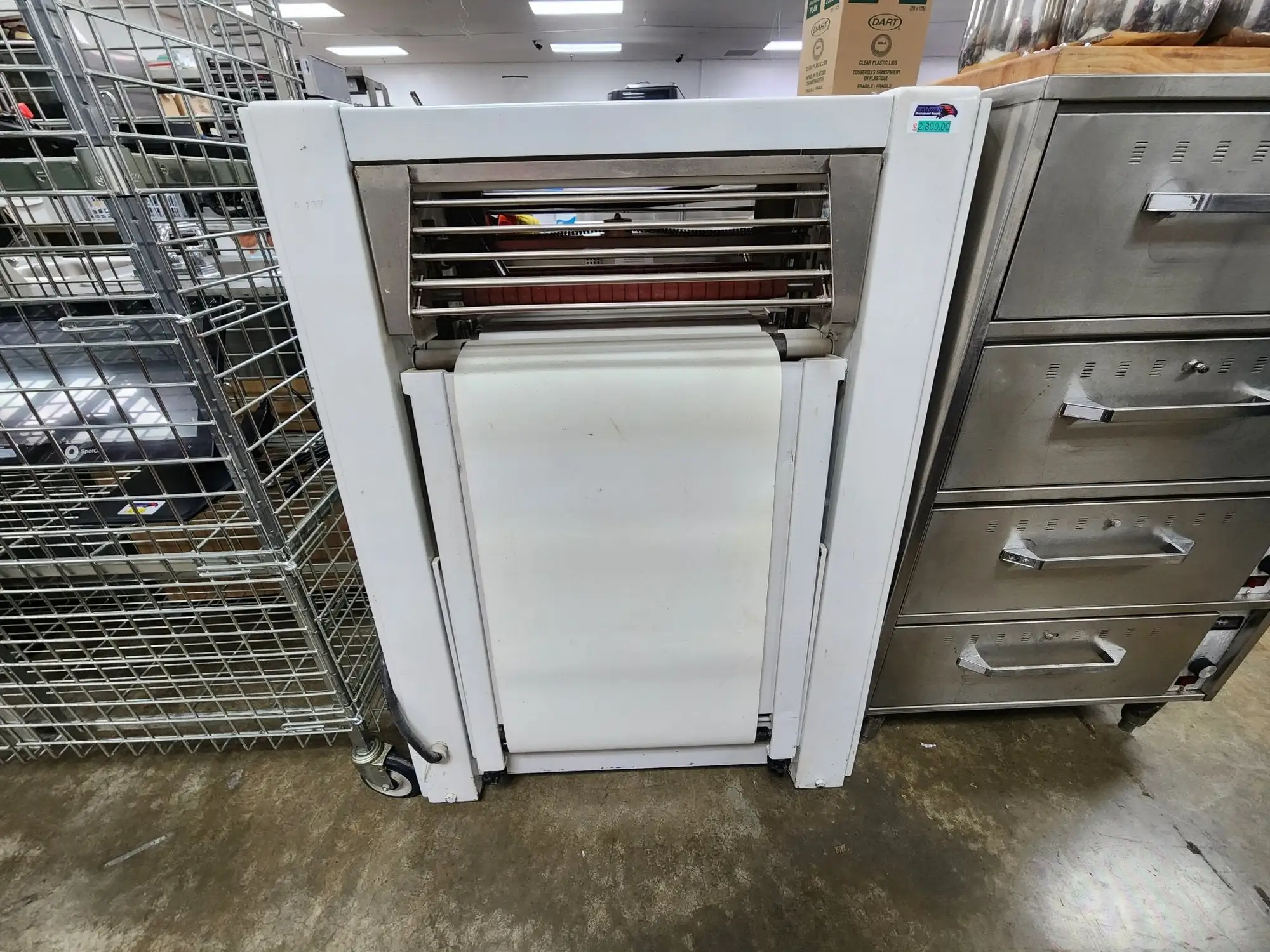 Used Ostali Used Italos Camillo Ostali Dough Roller Dough Sheeters & Presses Illinois US | Falcon Restaurant Supply #1376671