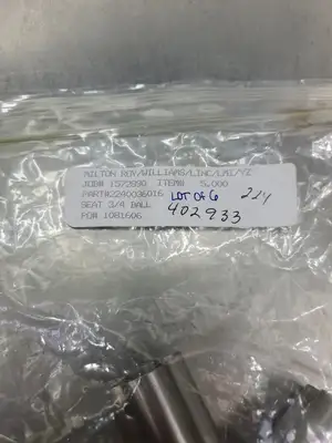 USED Milton Roy 2240036016 Seat ¾ Ball Fitting, Lot of 6