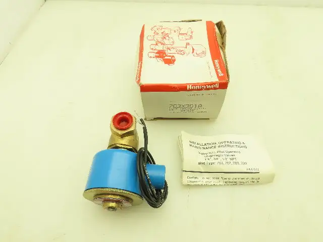 Honeywell Skinner 703X3D1A Brass Solenoid Valve 2-Way NC 120V 150 PSI 3/8" NPT