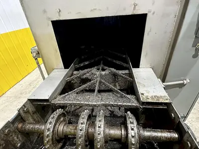 18" X 15" H X 4 STAGE CONTINENTAL EQUIPMENT CORP GAS HEAT STAINLESS STEEL CONVEYOR WASHER, NEW IN 2010: STOCK #21908