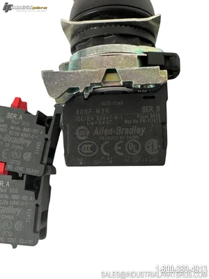 Used ALLEN-BRADLEY 800F-N3R Industrial Controls Kentucky US | Industrial Parts R Us Inc. #916174