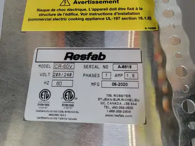 NEW 2020 RESFAB CR-60V