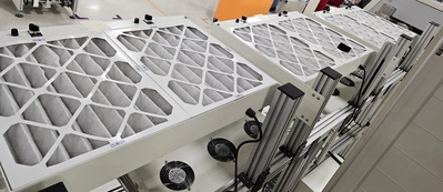 2017 SIMPLIMATIC FAN BANK WAVE SOLDER EXIT FAN CONVEYOR Wave Conveyor | Tekmart International Inc. (4)