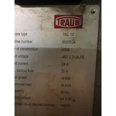 2005 TRAUB TNL 12 CNC Swiss Lathe | Graff-Pinkert (6)