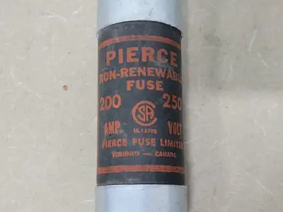 200 Amp Non-Renewable Fuse