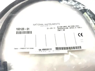NEW NATIONAL INSTRUMENTS D-SUB CAN CABLE ASSEMBLY 1M