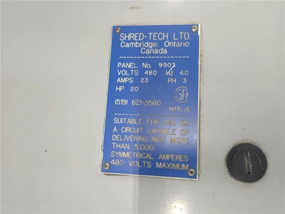 Used SHREDTECH ST20 Shredders | Arlington Machinery #875794