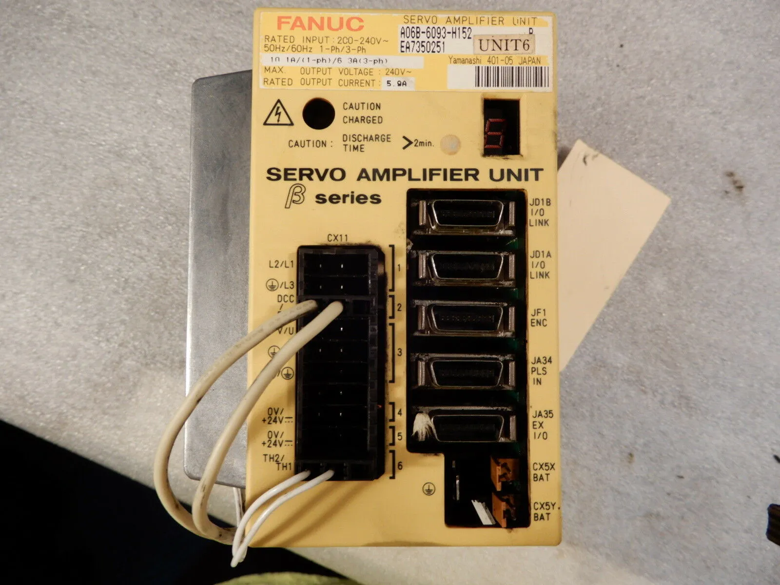 USED Fanuc A06B-6093-H152