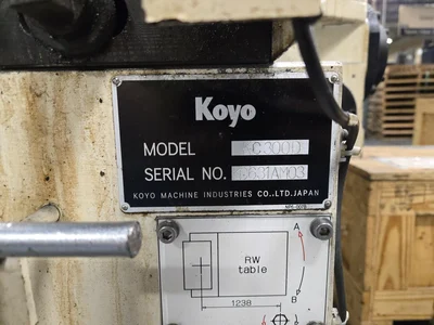 Koyo KC300D Rough Outer Diameter Grinding Machine